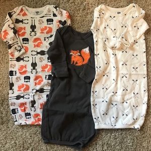 Boys fox gowns bundle